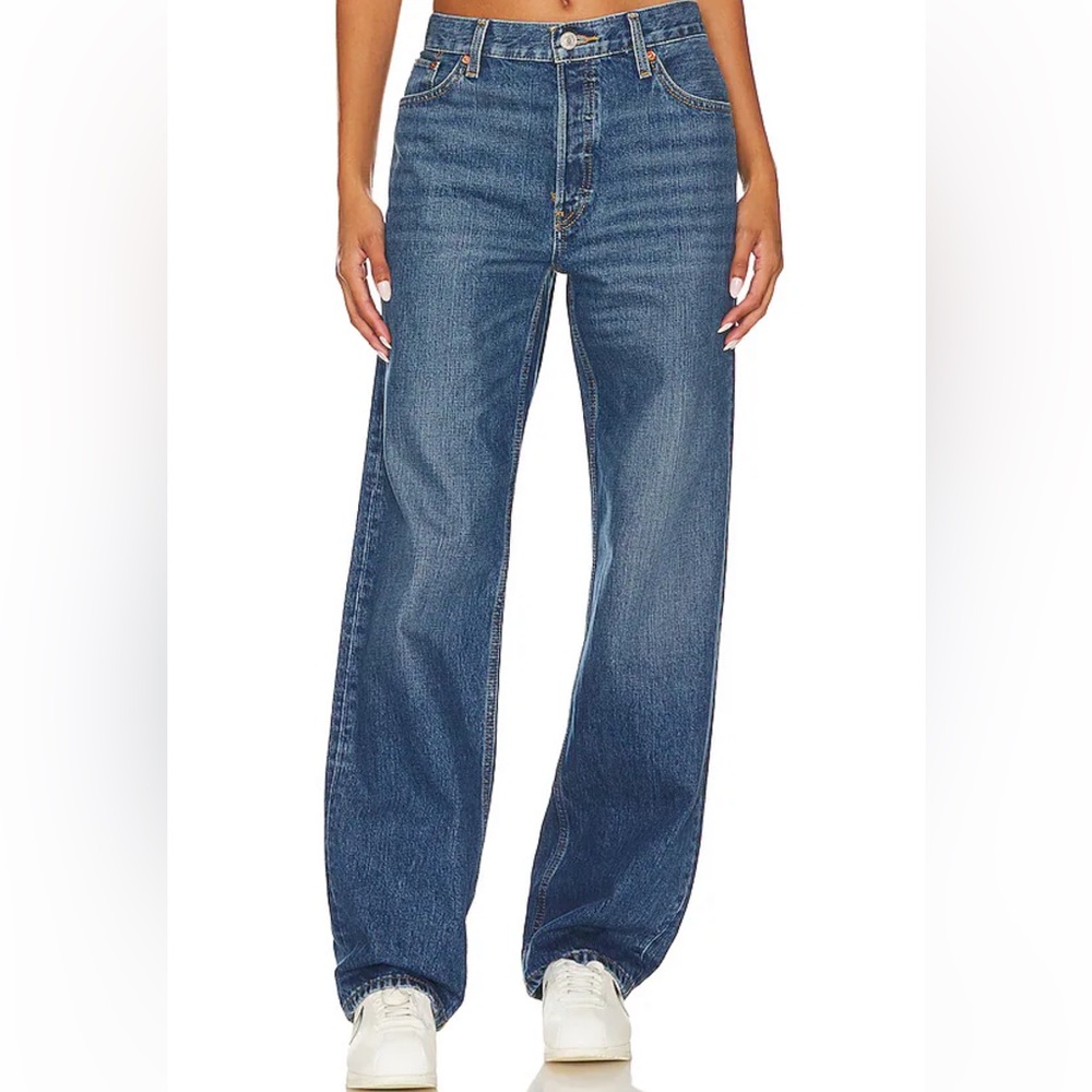 Re/done The Long Loose Jeans in Bay Fade